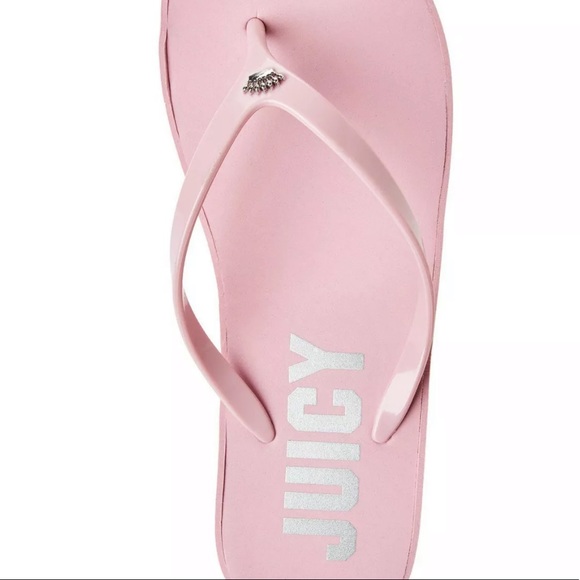 JUICY BY JUICY COUTURE Naomi Wedge PINK Sandals - Picture 7 of 9